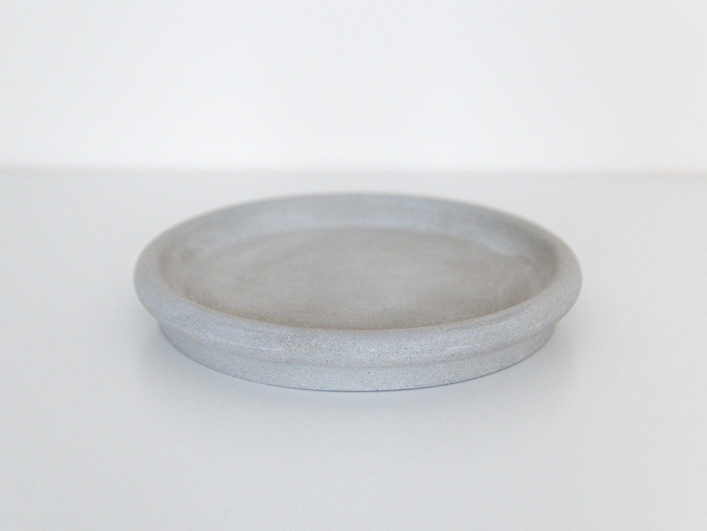 Small Round Decorative Concrete Tray