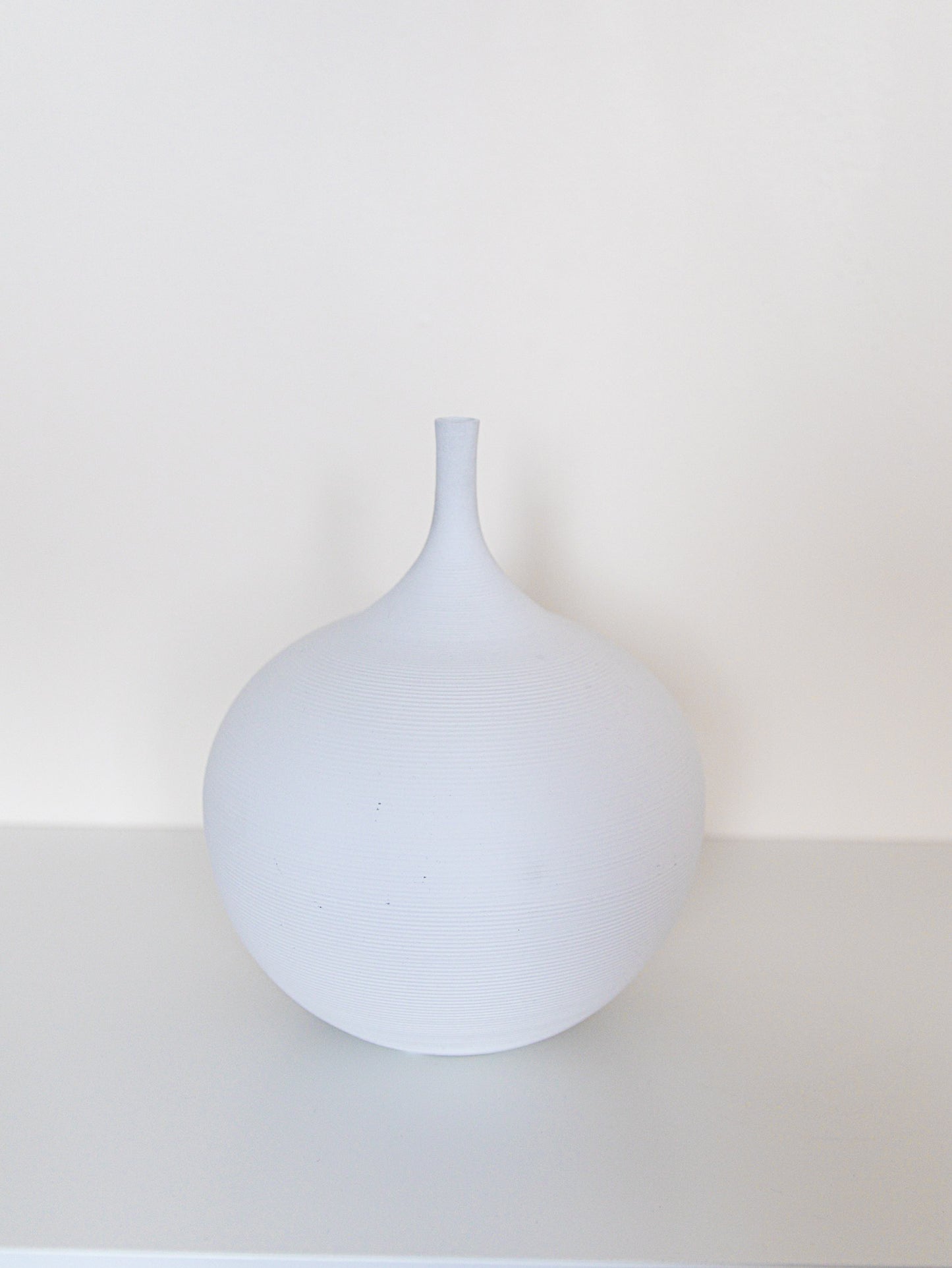 Perfectly Imperfect Nordic Style White Ceramic Vase