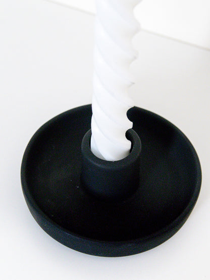 Candlestick Holder in Black