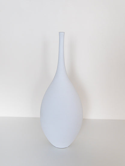 Perfectly Imperfect Nordic Style White Ceramic Vase