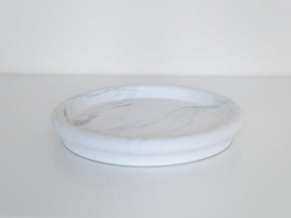 Small Round Decorative Concrete Tray