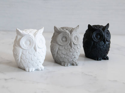 Standing Concrete Owl Ornament