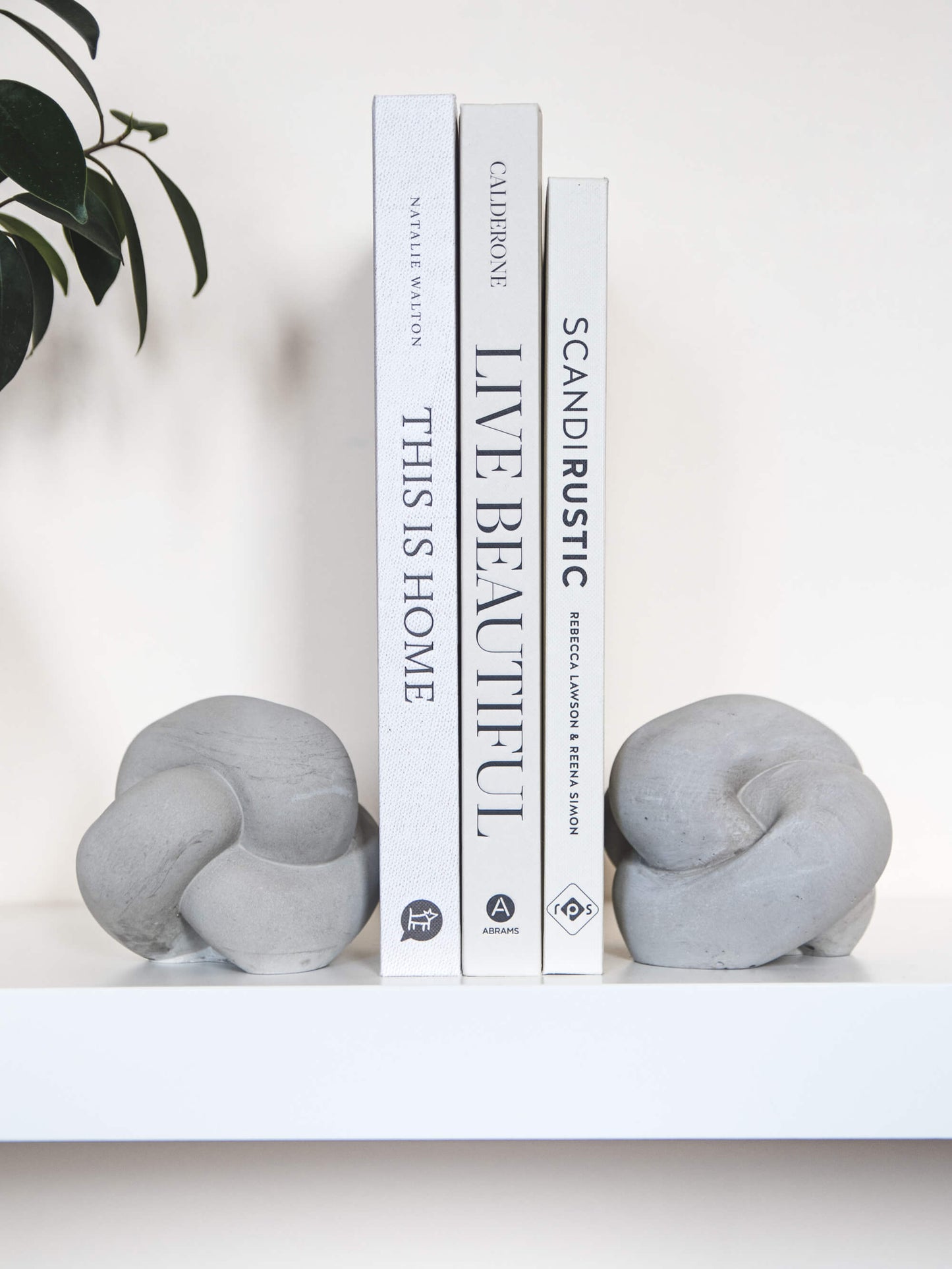 Decorative Concrete Knot | Bookend | Paperweight | Nordic Style Decor