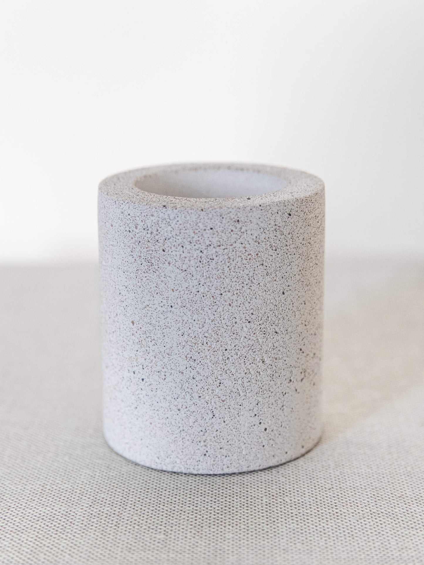 Match Pot with Striker Pad in Cream Sandstone