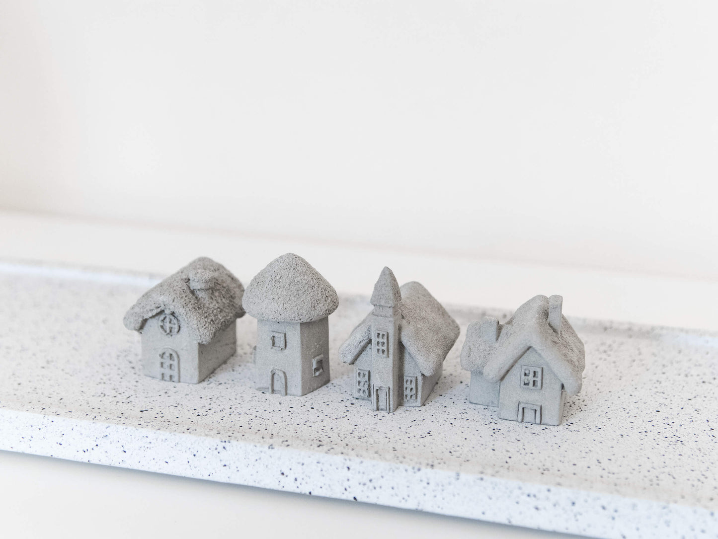 Concrete Mini Houses | Set of 4
