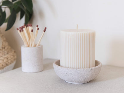 Small Decorative Bowl in Cream Sandstone