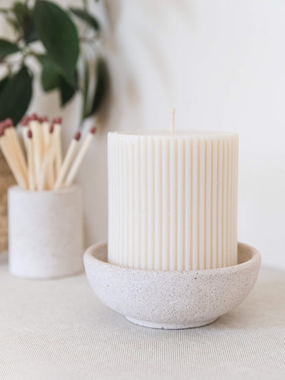 Small Decorative Bowl in Cream Sandstone