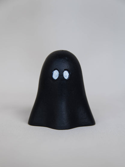 Decorative Concrete Ghost Ornament | Spooky Cute Halloween and Autumn Decor