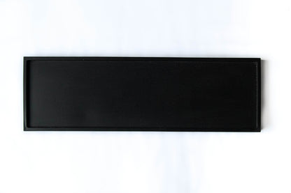 Black Rectangular Decorative Tray