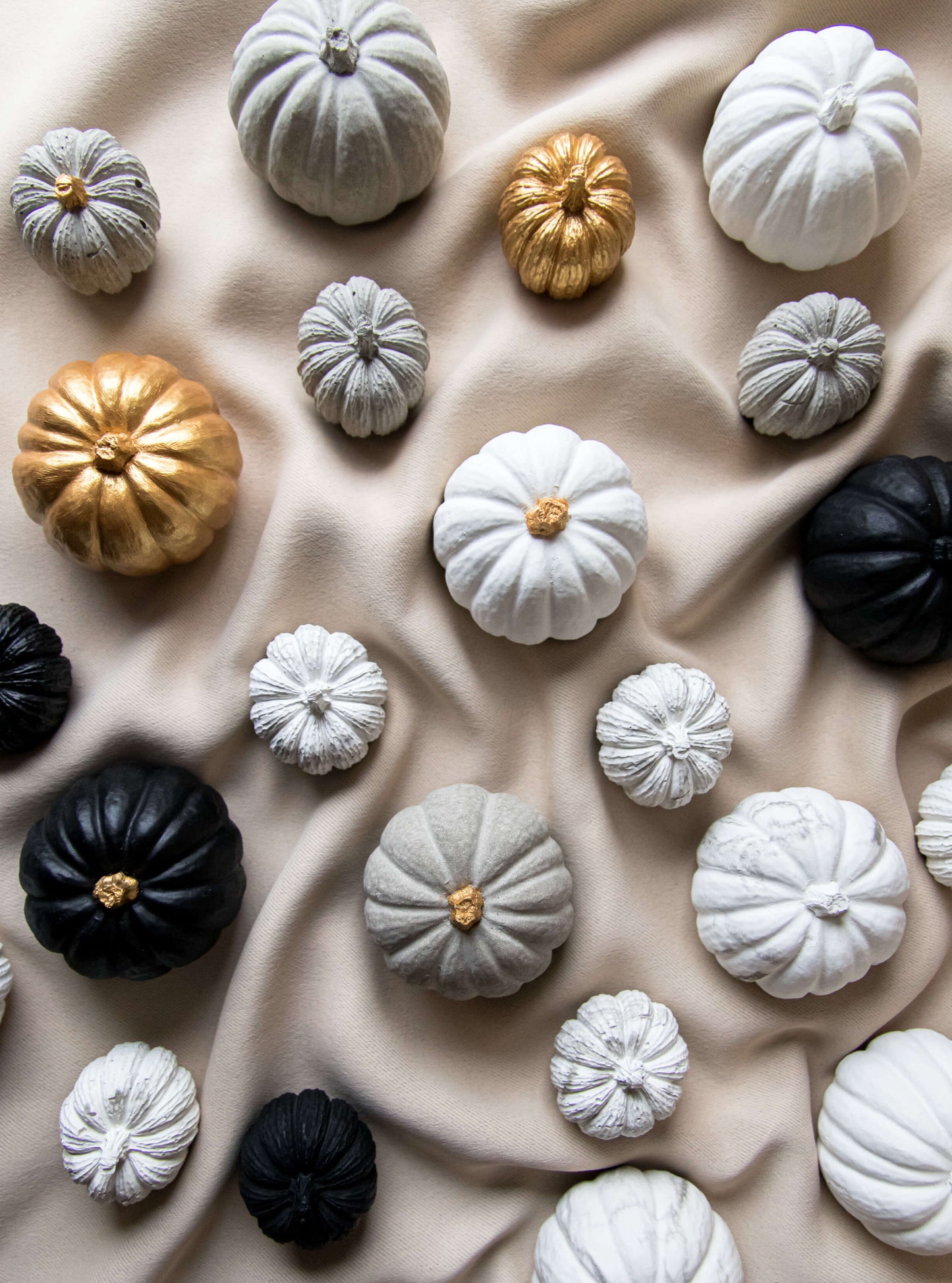 Decorative Concrete Pumpkins