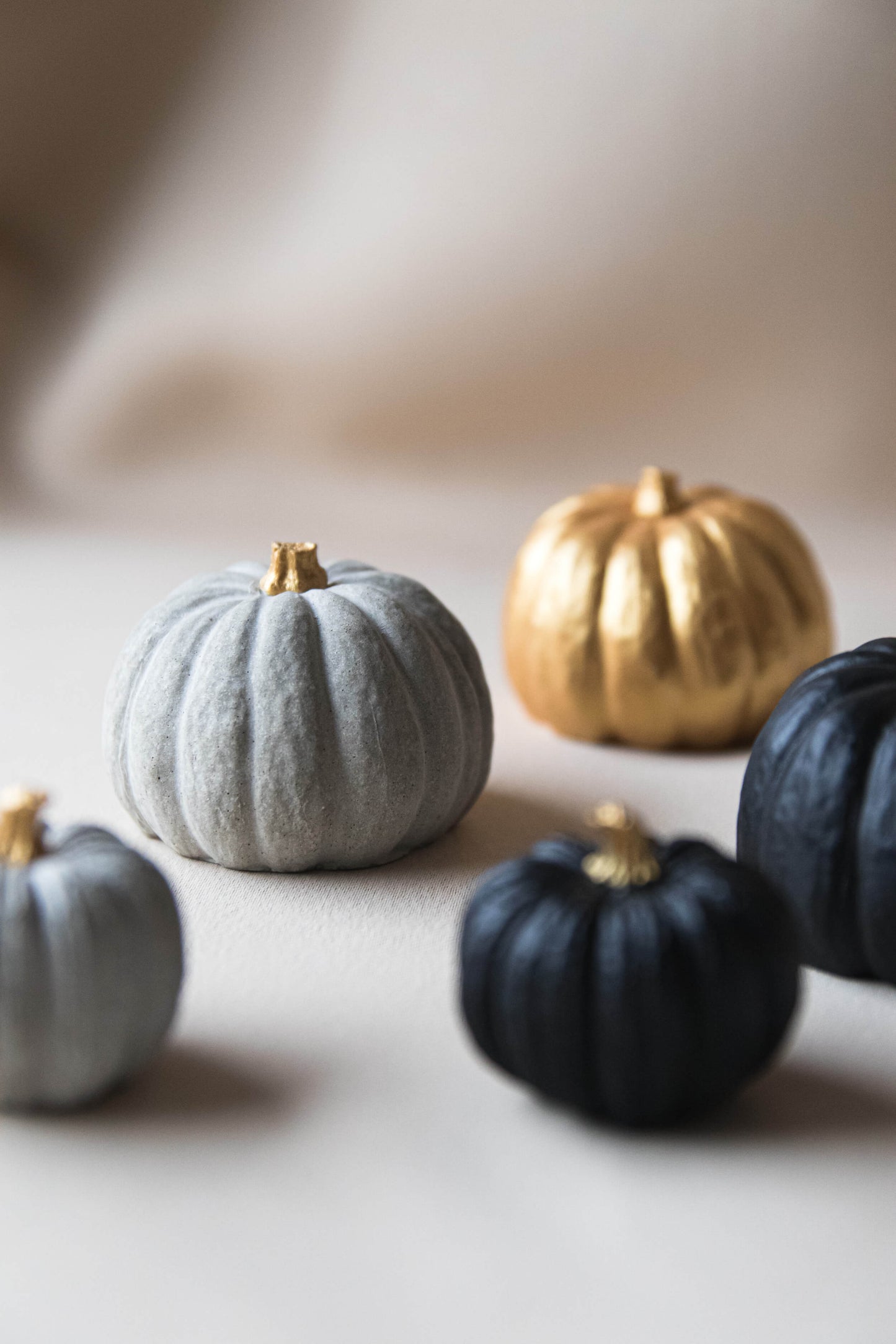 Decorative Concrete Pumpkins