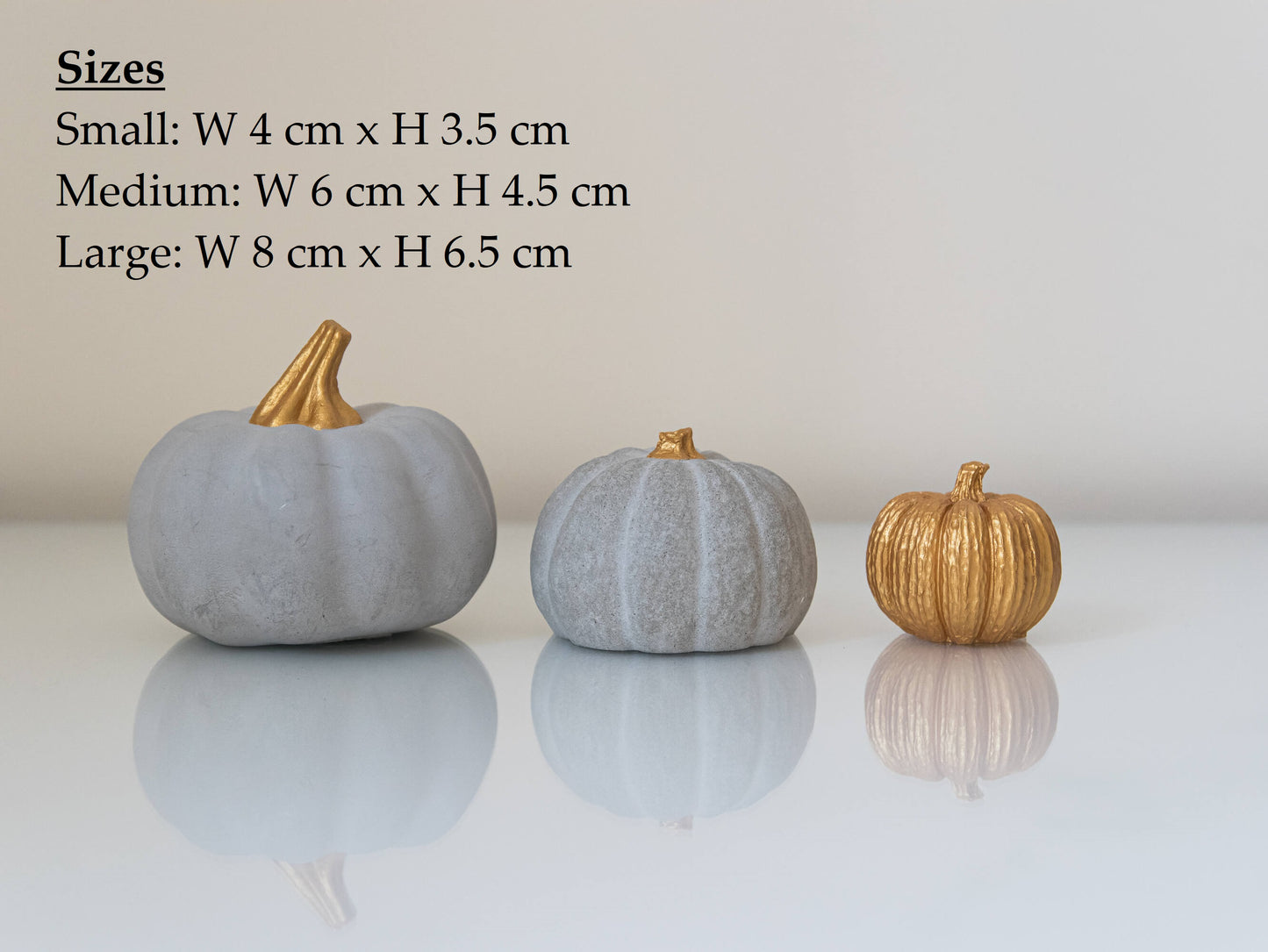 Decorative Concrete Pumpkins