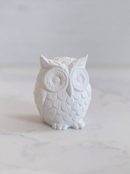 Standing Concrete Owl Ornament